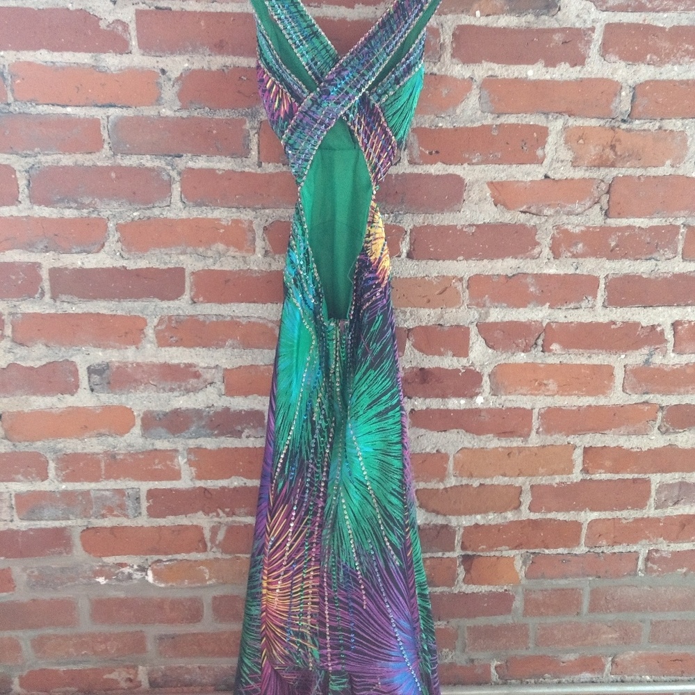 Fireworks Prom Dress
